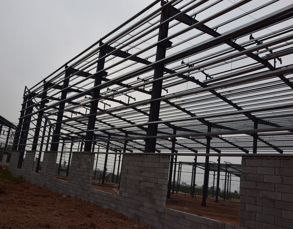 Construção clara da construção de aço da prova da oxidação Q345 para a construção alta da durabilidade da baixa manutenção