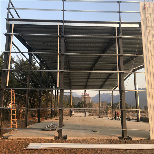 Estruturas pré-fabricadas de aço revestimento de parede chapa de aço colorida para transporte de contentores