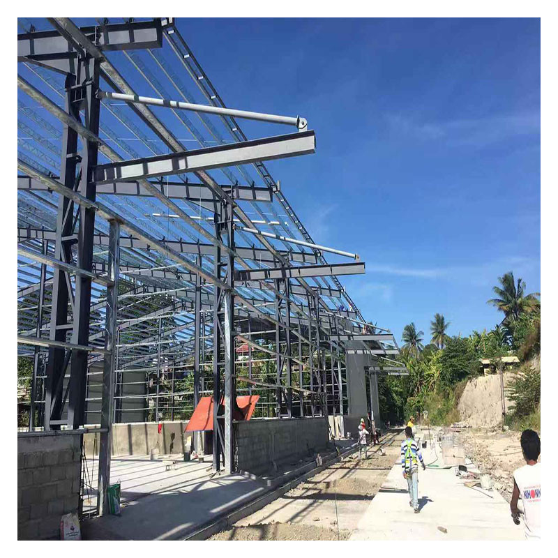 Estrutura de aço das Filipinas para uma vasta extensão de fábrica de armazém de oficina