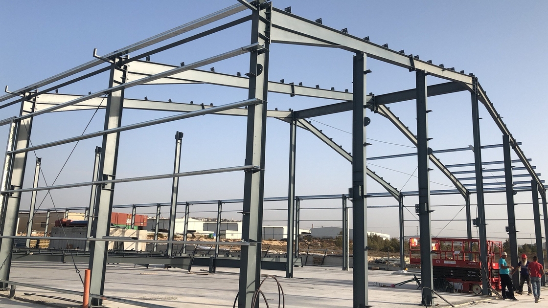 Grande comprimento, curto período de construção, estrutura de aço galvanizado ecológica edifício de fábrica