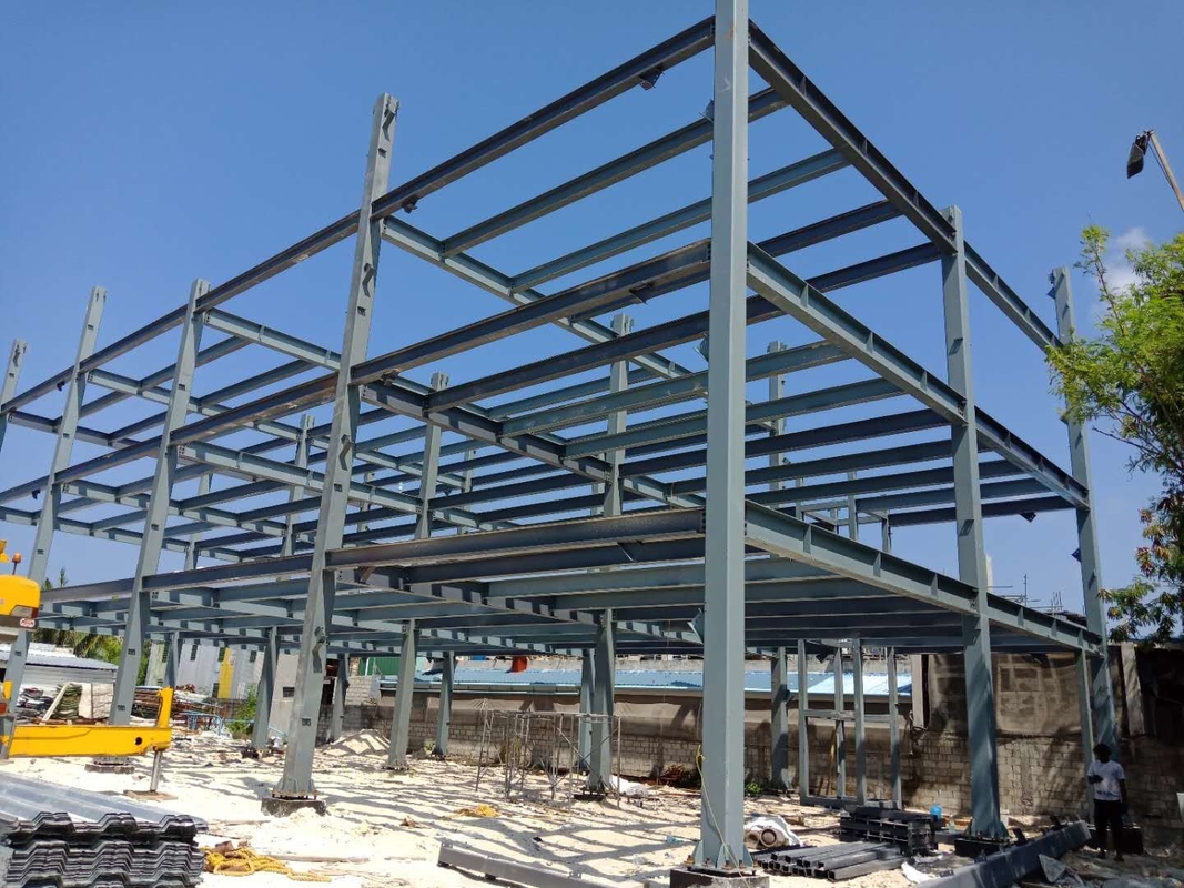 Construções de estruturas pré-fabricadas de aço de alta altura Casas de estrutura para as Maldivas Usar materiais isolantes