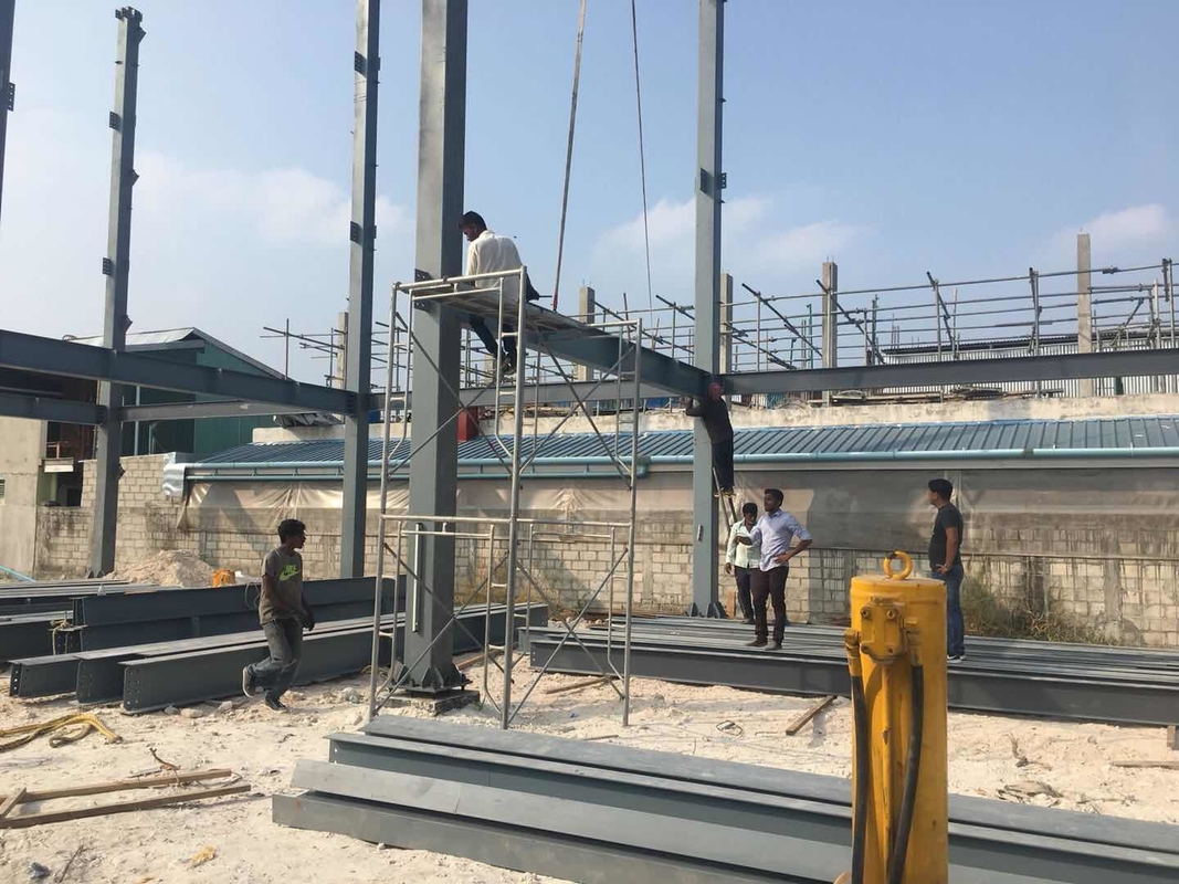 Construções de estruturas pré-fabricadas de aço de alta altura Casas de estrutura para as Maldivas Usar materiais isolantes