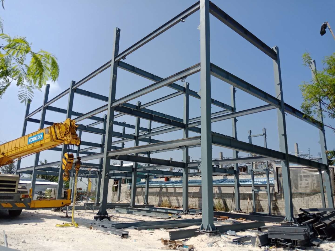 Construções de estruturas pré-fabricadas de aço de alta altura Casas de estrutura para as Maldivas Usar materiais isolantes