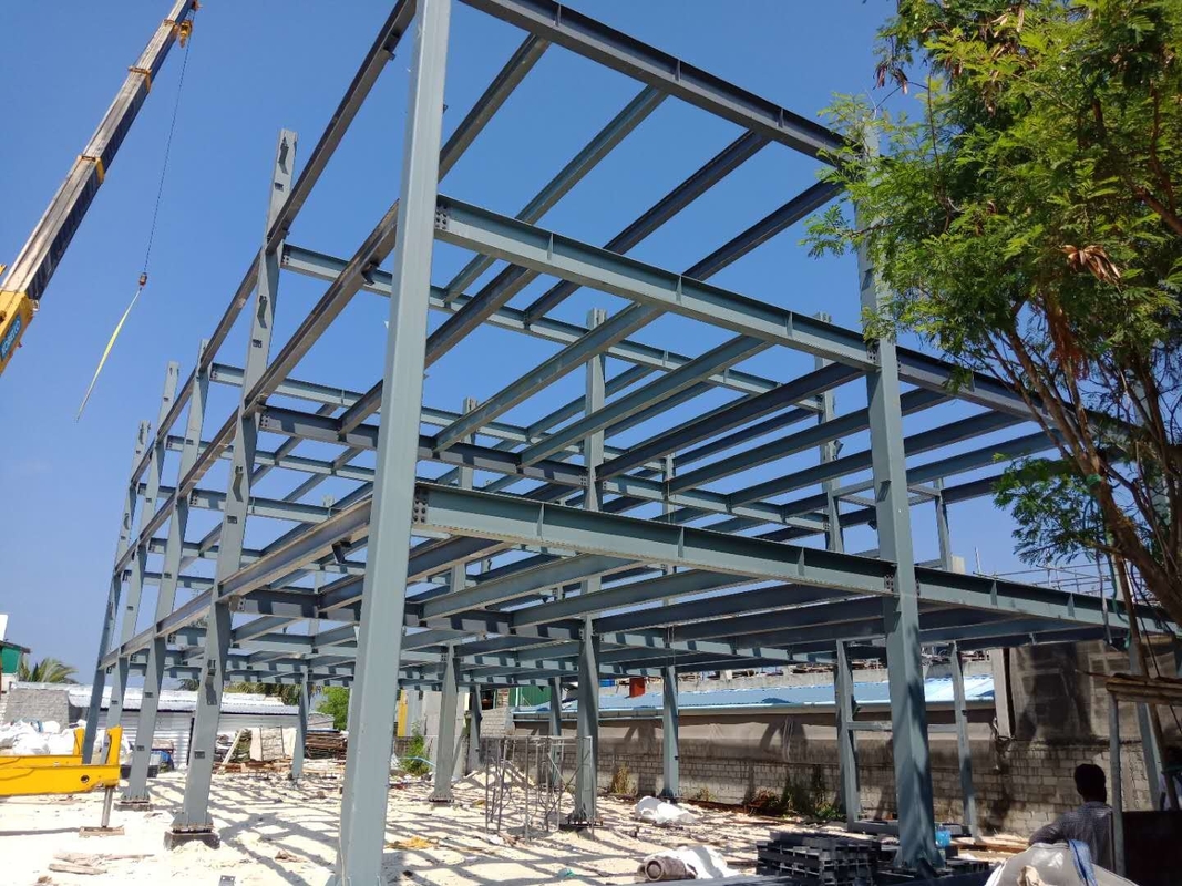 Construções de estruturas pré-fabricadas de aço de alta altura Casas de estrutura para as Maldivas Usar materiais isolantes