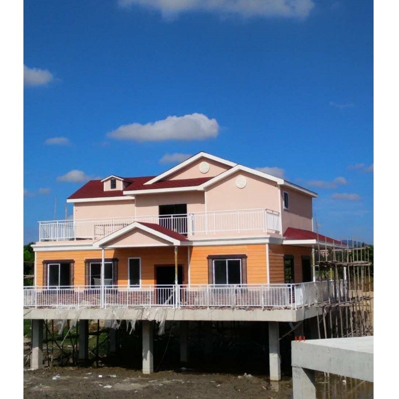 CHINA HOT VENDENDA ESTRUTURA DE AÇO PREFAB RESORT Cottage JARDIM KIT CABINA MINI pequena casa de estrutura