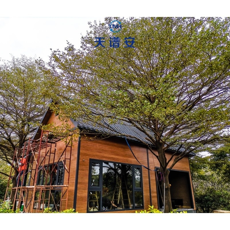 Projeto de poupança de energia de aço leve Keel parede composta estrutura de aço estilo europeu e americano villa