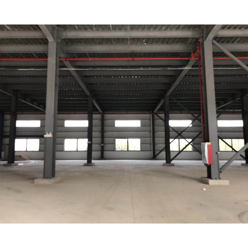 Estrutura de aço pré-fabricada anticorrosiva para instalações pré-fabricadas de cadeia de frio isolada