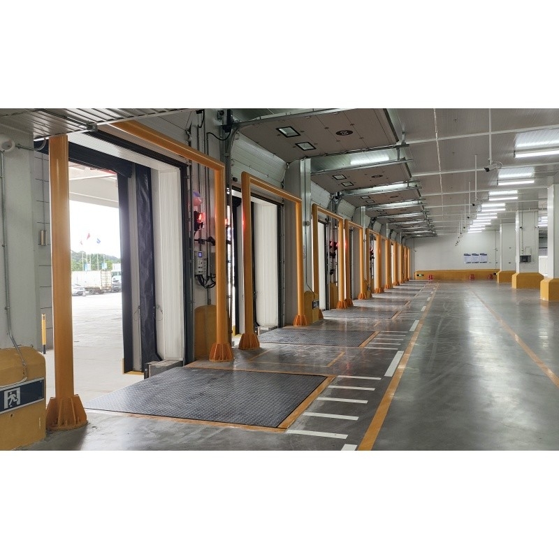 Estrutura de aço pré-fabricada anticorrosiva para instalações pré-fabricadas de cadeia de frio isolada