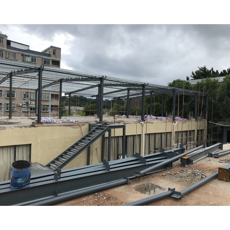 China fabrica estruturas de aço materiais de construção para armazém armazém de metal edifício de três provas armazém