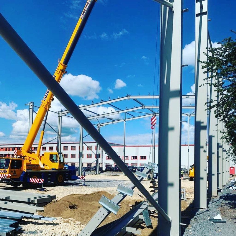 Boa resistência ao fogo Oficina pré-fabricada H Oficina de aço Metal Oficina de aço pesado