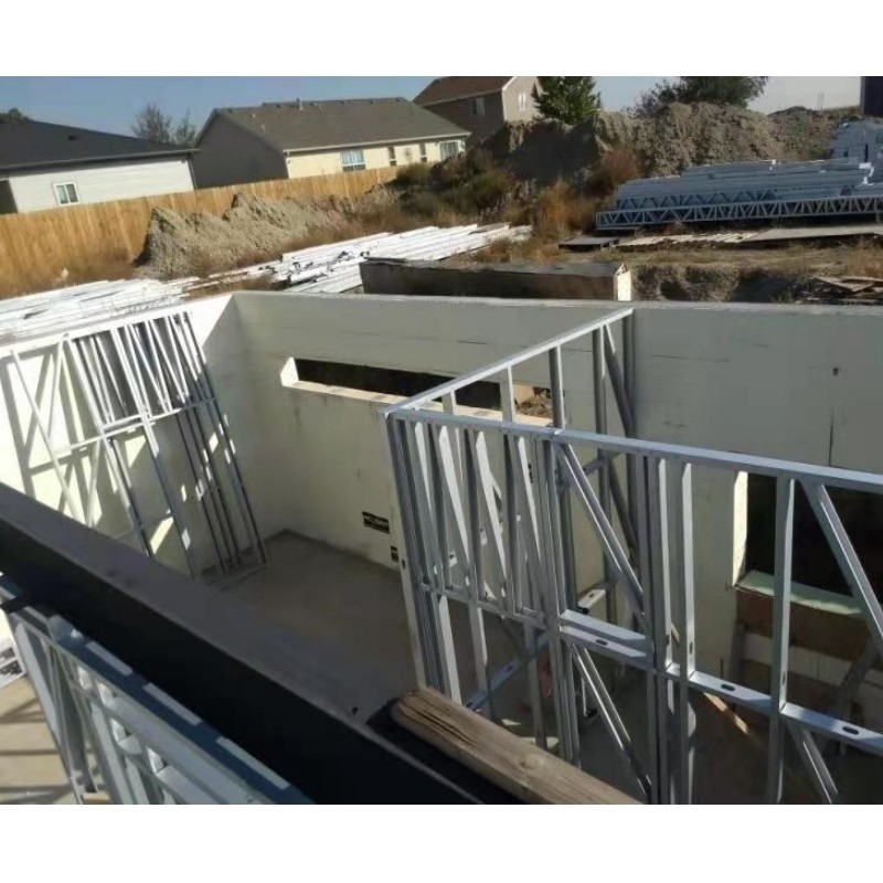 Design de luxo Estrutura de aço Casas pré-fabricadas Vila de aço pré-fabricada Estrutura de aço leve Edifício Design para 2 andares