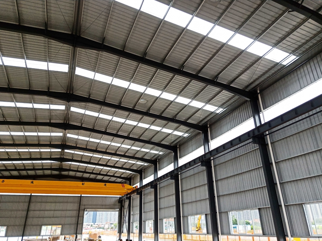 Estrutura de aço H estável Oficina de estrutura de metal industrial Oficina de construção rápida para o metrô