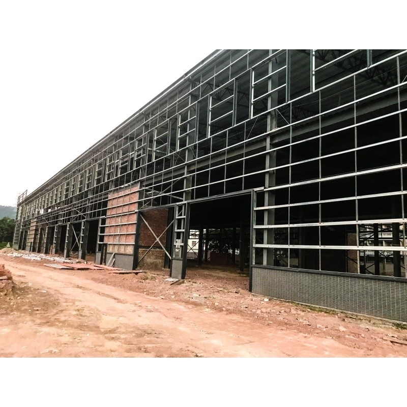 Fábrica de Fabricação de Metal Galvanizado Antirruste Com Estrutura de Aço Edifício de Estrutura de Aço Fábrica de Armazém