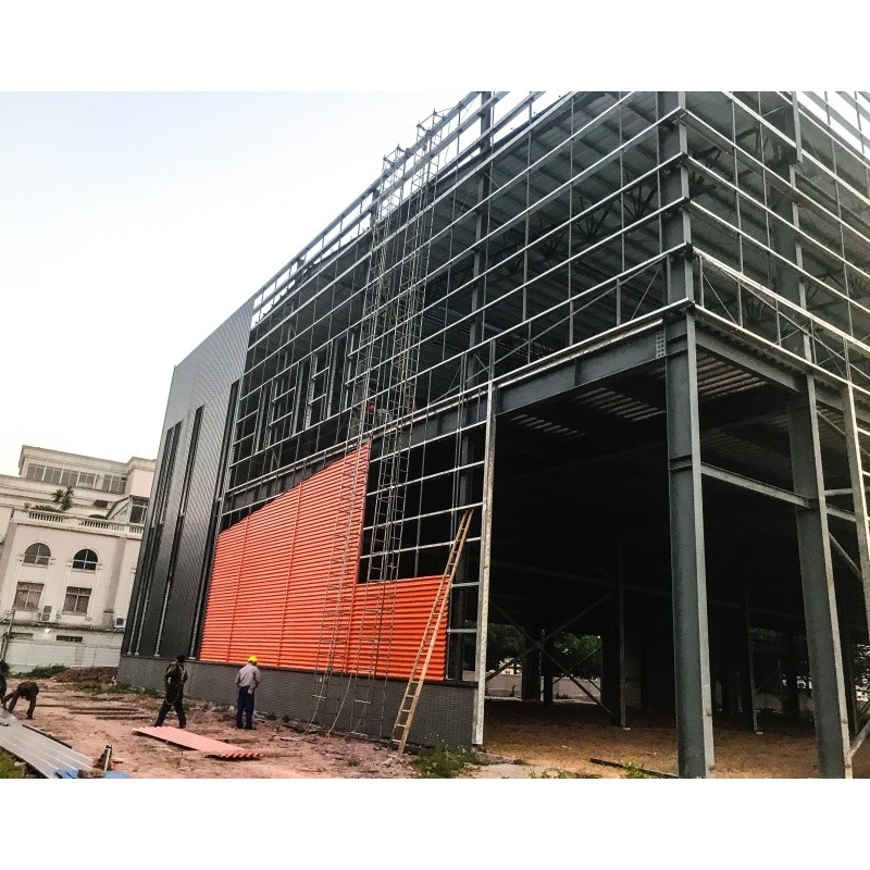Fábrica de Fabricação de Metal Galvanizado Antirruste Com Estrutura de Aço Edifício de Estrutura de Aço Fábrica de Armazém