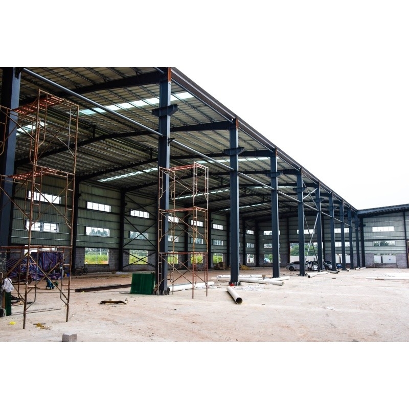 Q345 Material galvanizado de fábrica pré-fabricado Estrutura de aço para construção de aço de fábrica
