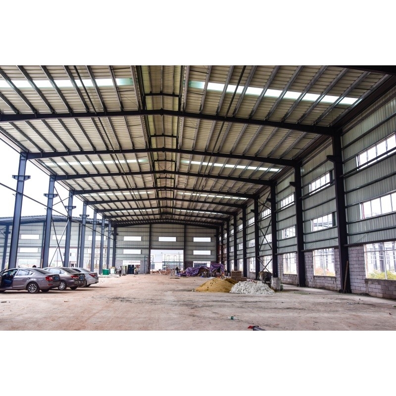 Q345 Material galvanizado de fábrica pré-fabricado Estrutura de aço para construção de aço de fábrica
