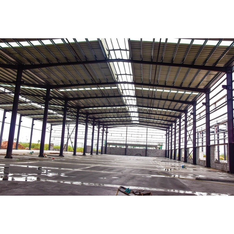 Q345 Material galvanizado de fábrica pré-fabricado Estrutura de aço para construção de aço de fábrica
