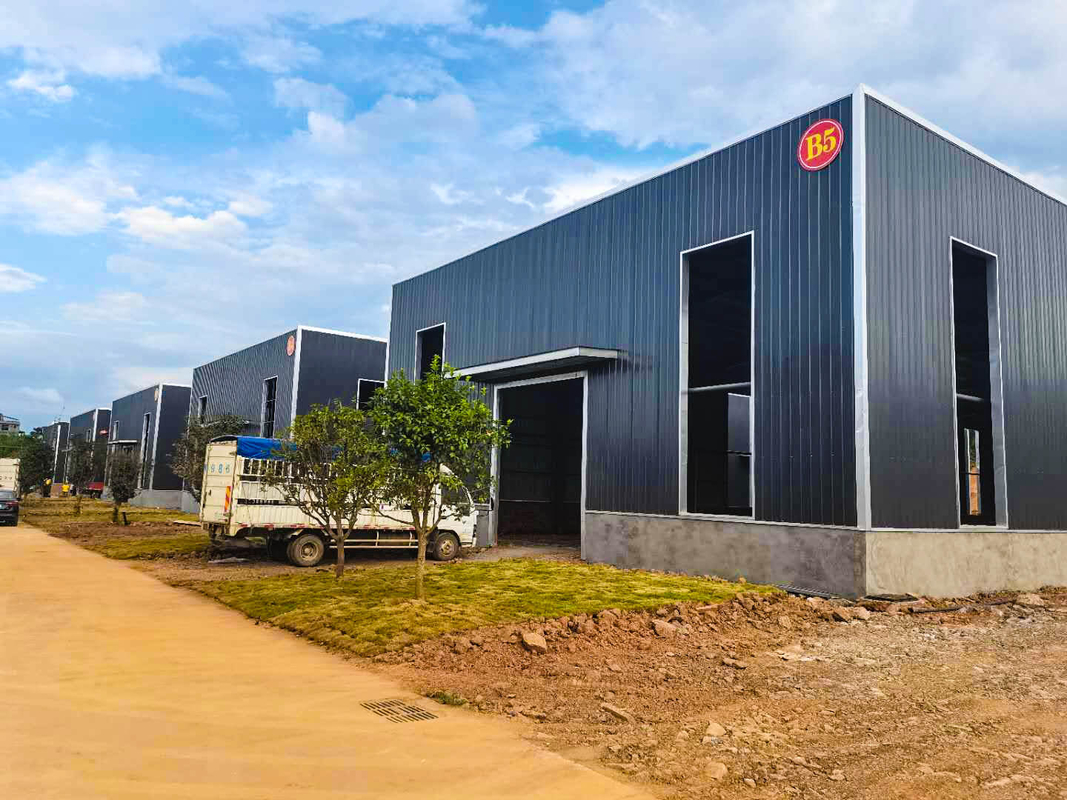 Galvanizado a quente Estrutura de aço pré-fabricada Material metálico Edifício de armazém para oficina