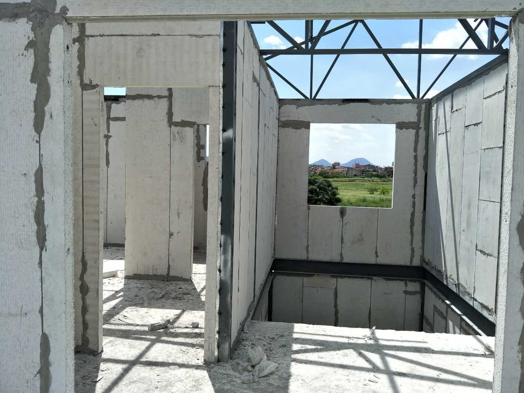 Estrutura de aço pré-fabricada Vila de luxo de dois andares Casa pré-fabricada