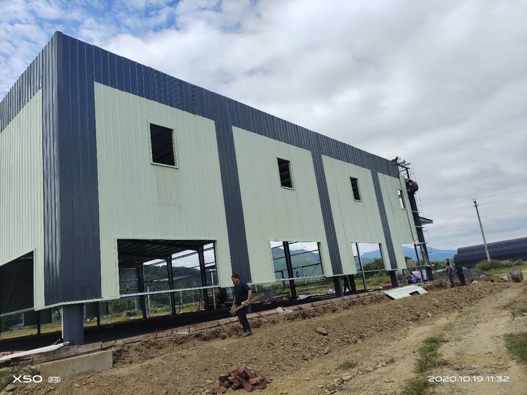 Fabricação de pré-fabricados de construção de estruturas de aço