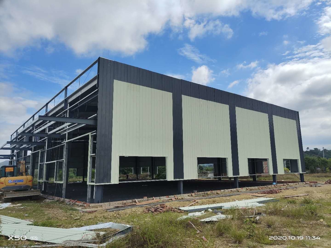 Fabricação de pré-fabricados de construção de estruturas de aço