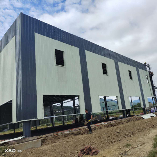 Fabricação de pré-fabricados de construção de estruturas de aço