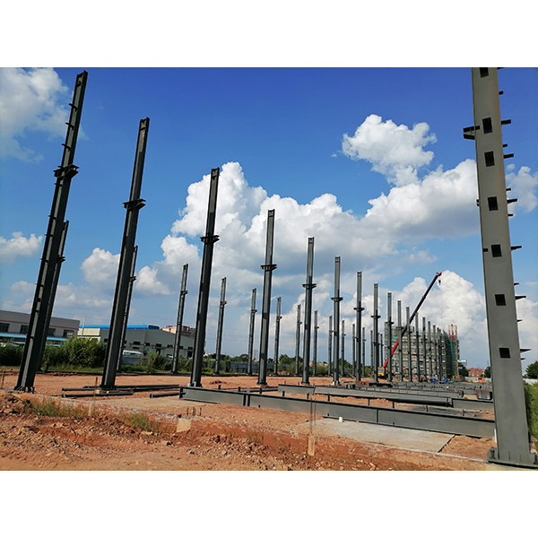 Estruturas de aço Casas para o mercado africano PVC janelas deslizantes e paredes de fibra de cimento