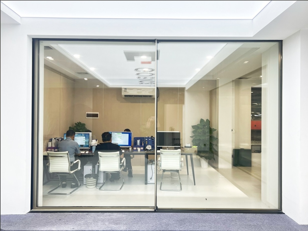 120 Panorâmica Porta Deslizante Alumínio 6063-t6 Inteligente Para residências particulares, villas, áreas comerciais, escritórios