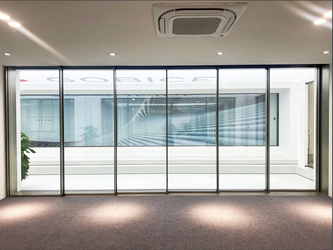 120 Panorâmica Porta Deslizante Alumínio 6063-t6 Inteligente Para residências particulares, villas, áreas comerciais, escritórios