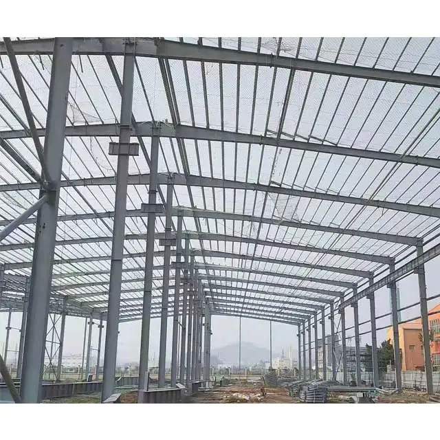 Edifícios de estruturas de aço Q355B de aço com baixo teor de carbono e tipo de fundação de concreto
