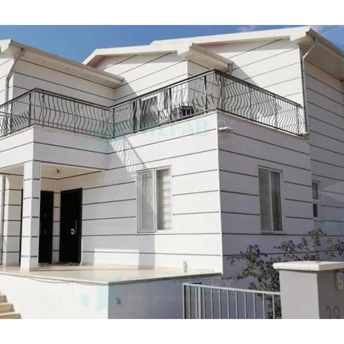 Casa pré-fabricada para villa de alta qualidade aço leve fácil montar 2 andares