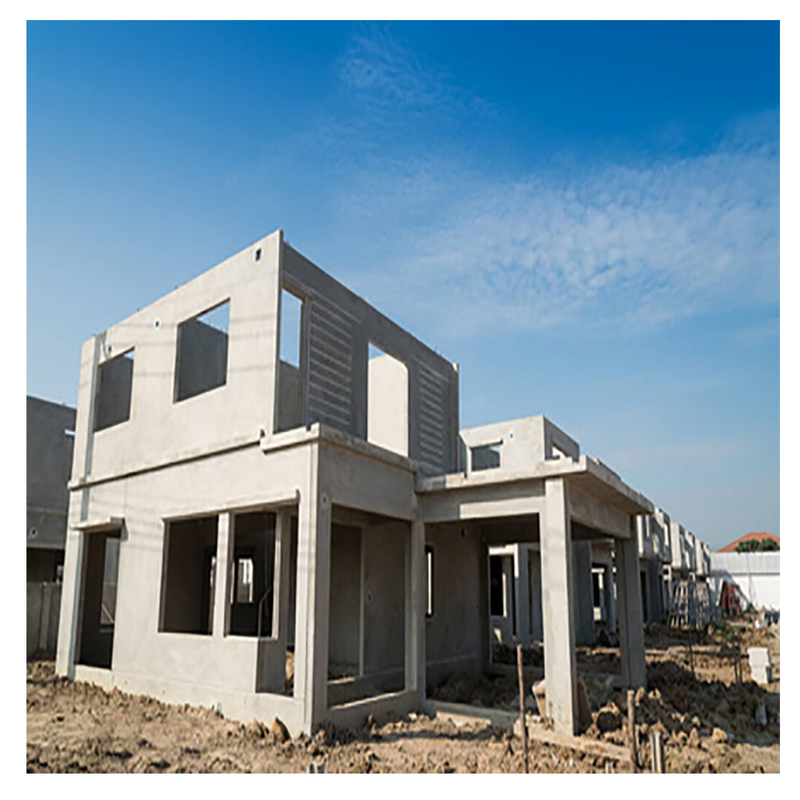 Casa pré-fabricada para villa de alta qualidade aço leve fácil montar 2 andares