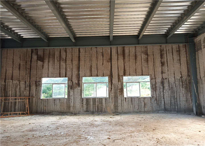 As casas de armação de aço personalizadas da luz do tamanho preencheram o concreto para a parede