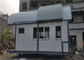 Casa de aço curvada da casa pré-fabricada do painel de sanduíche do telhado/casa quadro do metal com base